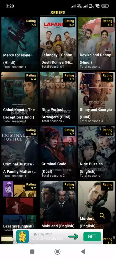 PikaShow App Preview
